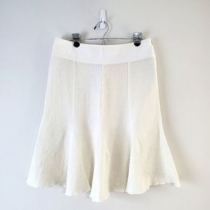 Sportmax PURE LINEN Midi Skirt